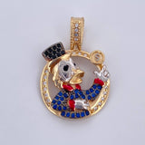 Dije Pato Inspirado 4.3gr / 2.7cm / Oro 18K &