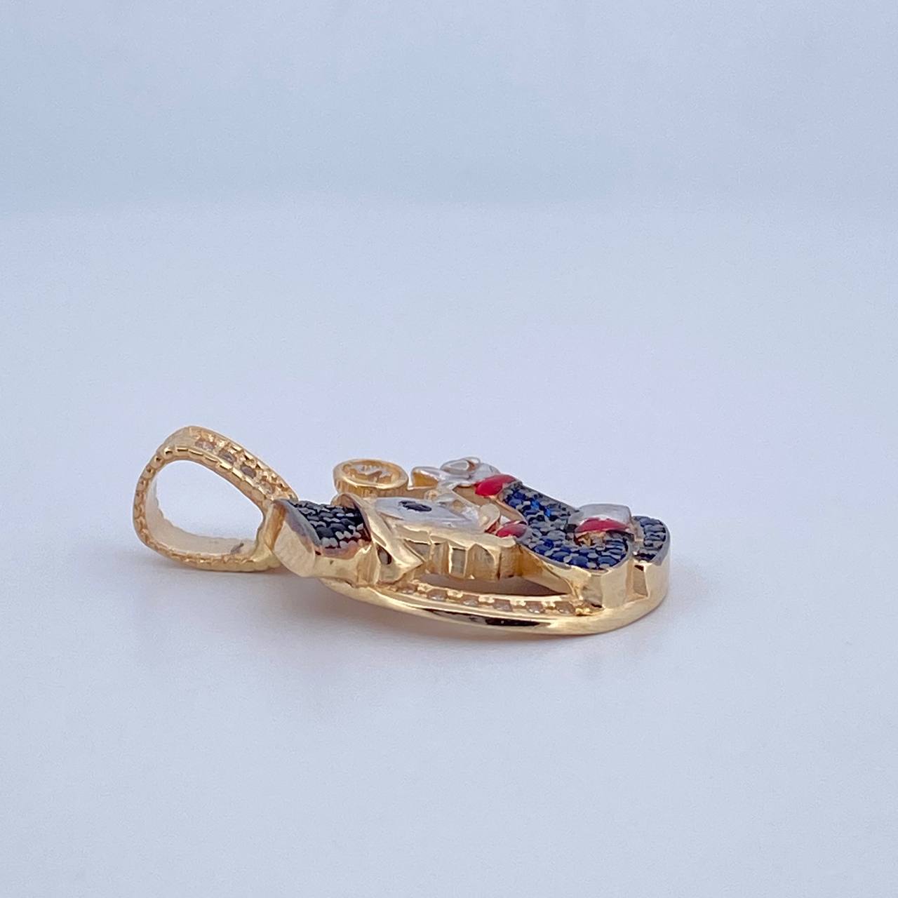 Dije Pato Inspirado 4.3gr / 2.7cm / Oro 18K &