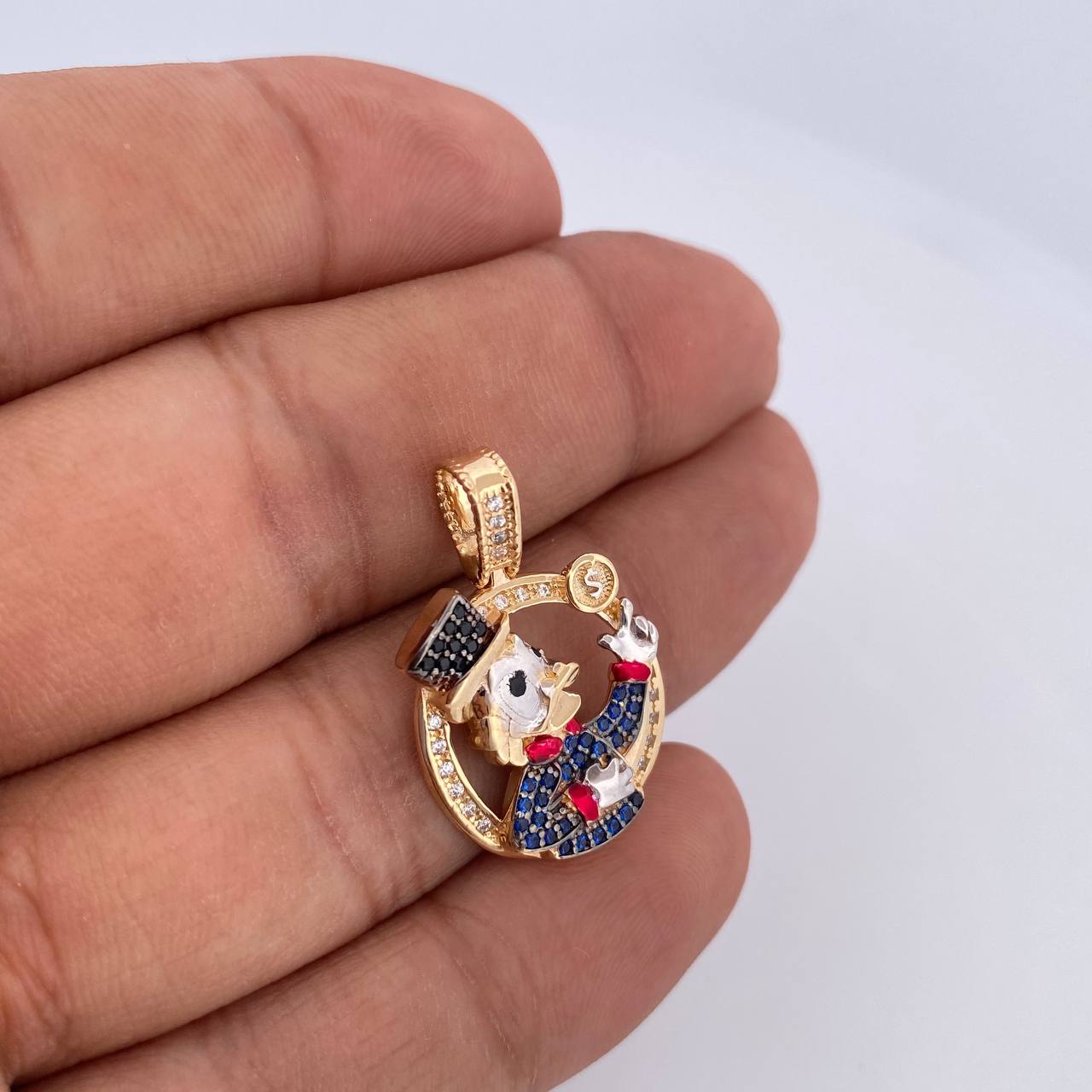 Dije Pato Inspirado 4.3gr / 2.7cm / Oro 18K &