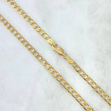 Cadena Panzer 13.9gr / 60cm / 3.4mm Oro Amarillo +1 18K