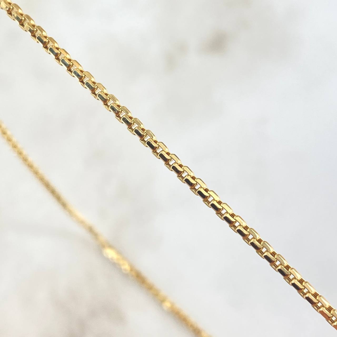 Cadena Veneciana 4.6gr / 45cm / 1.8mm Oro Amarillo +3 18K