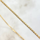 Cadena Veneciana 4.6gr / 45cm / 1.8mm Oro Amarillo +3 18K
