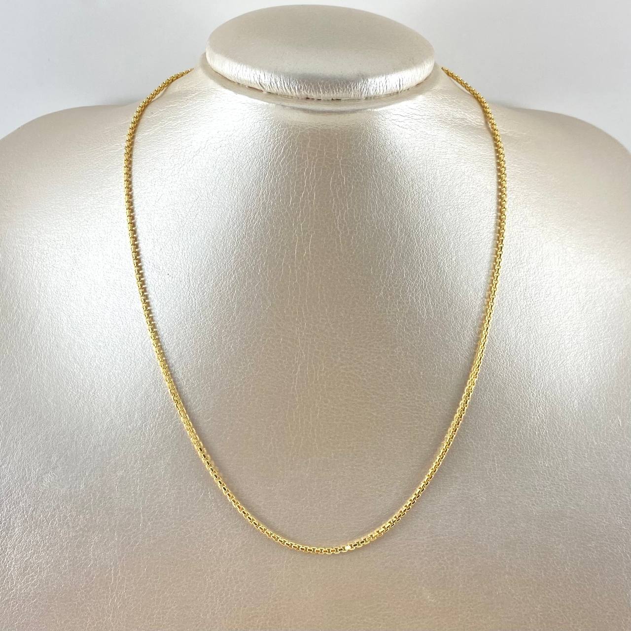 Cadena Veneciana 4.6gr / 45cm / 1.8mm Oro Amarillo +3 18K