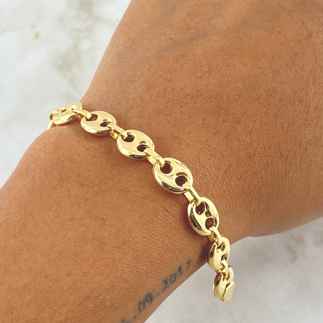 Pulso GC 6.85gr / 20cm / 8mm Oro Amarillo 18K *