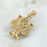 Dije Pato Bolsas De Dinero 17.05gr / 5cm / Circones Colores Oro Amarillo 18K