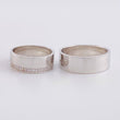Anillo Argollas liso 14.65g /Oro Blanco 18K (A.C)