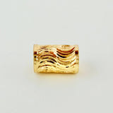 Herraje Cilindro Lunar Pequeño 0.15gr / 4mm Oro Amarillo 18K