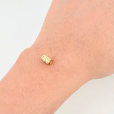 Herraje Cilindro Lunar Pequeño 0.15gr / 4mm Oro Amarillo 18K