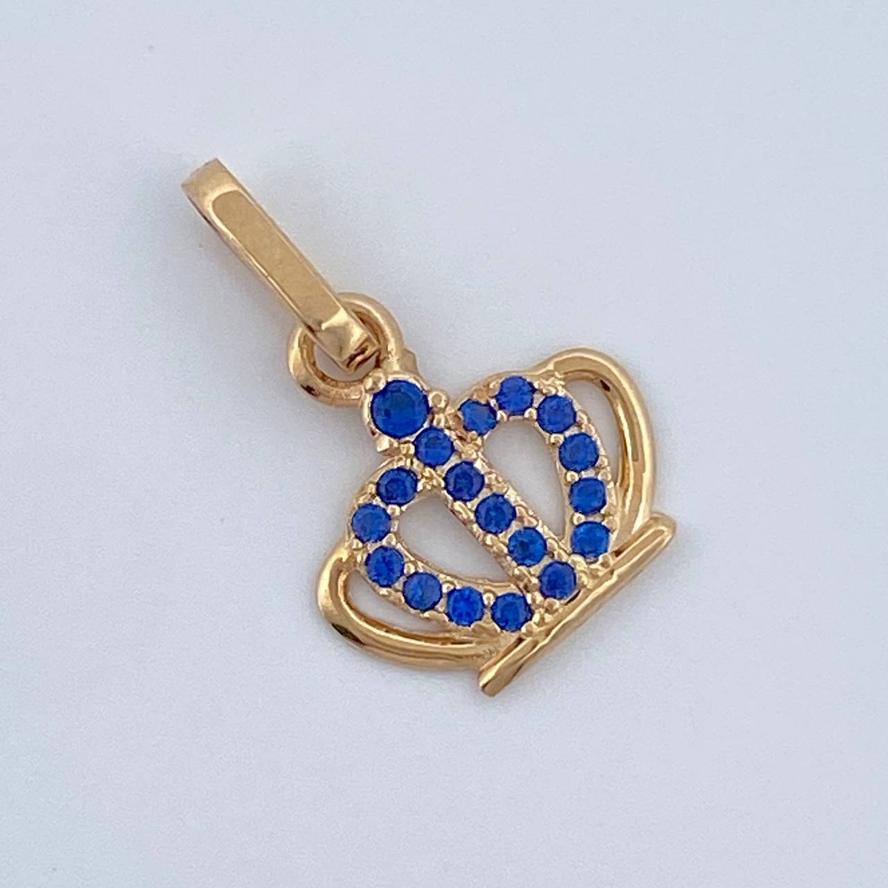 Dije Corona 0.65gr / 1.7cm / Oro Amarillo 18K &