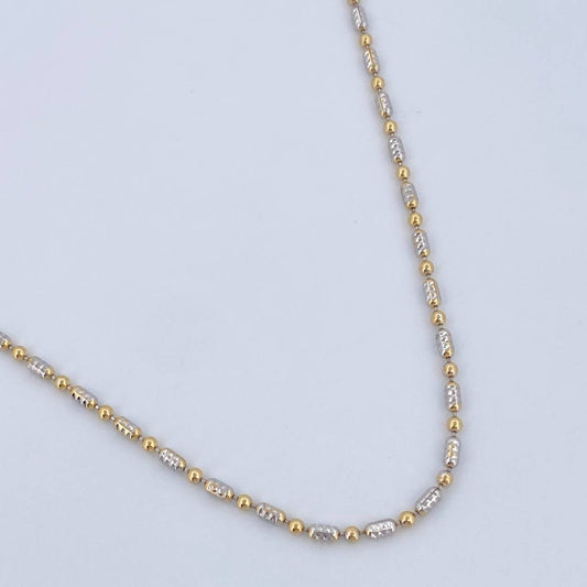 Cadena Morse 5.95gr / 61.5cm / +3 Oro 18K &