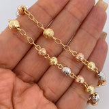 Rosario Virgen Milagrosa 26.5gr / 60cm / Oro 18K $