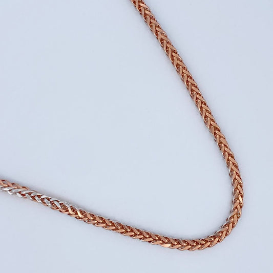 Cadena Franco 17.3gr / 59.5cm / +3 Oro 18K $