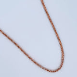 Cadena Franco 10.85gr / 60cm / +3 Oro 18K $
