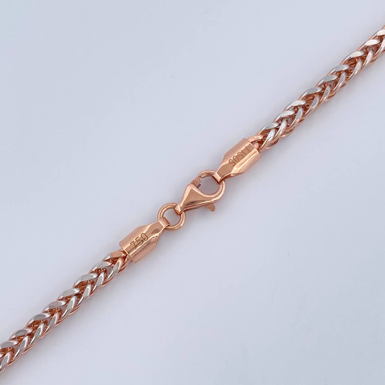 Cadena Franco 10.85gr / 60cm / +3 Oro 18K $