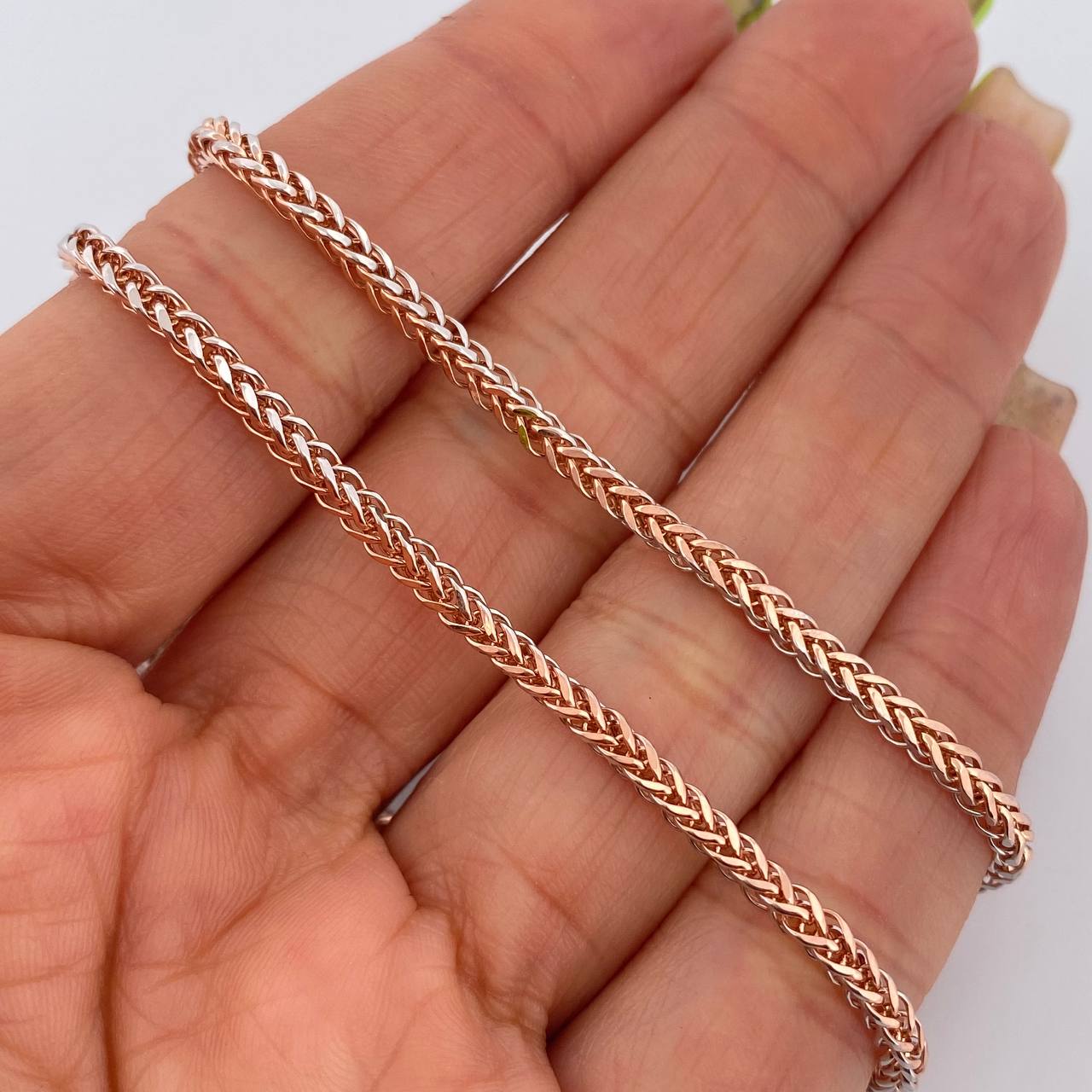 Cadena Franco 8.7gr / 60cm / +3 Oro 18K $