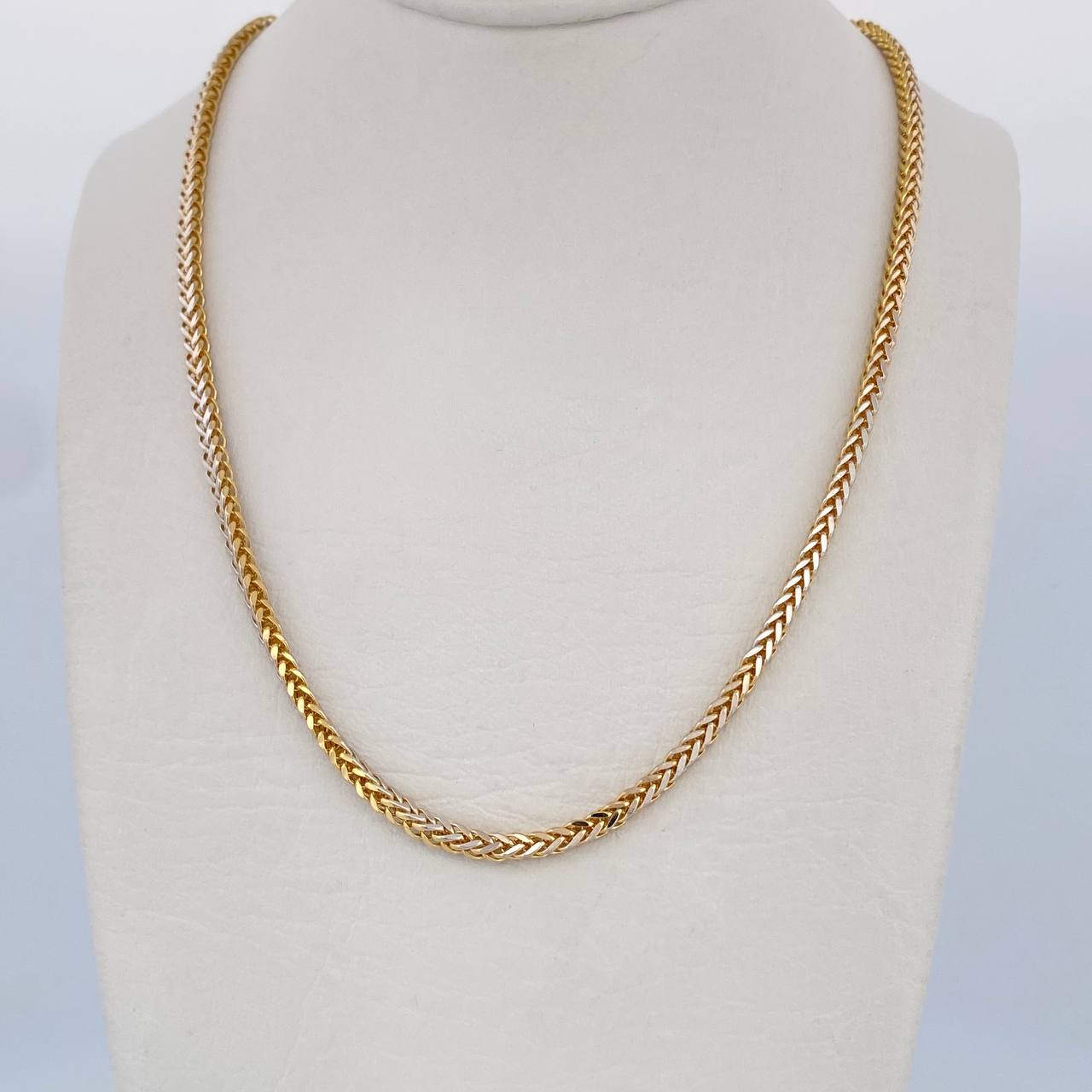 Cadena Franco 8.7gr / 59cm / +3 Oro 18K $