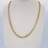 Cadena Franco 8.7gr / 59cm / +3 Oro 18K $