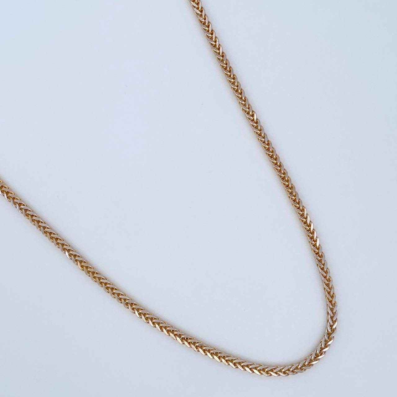 Cadena Franco 8.7gr / 59cm / +3 Oro 18K $