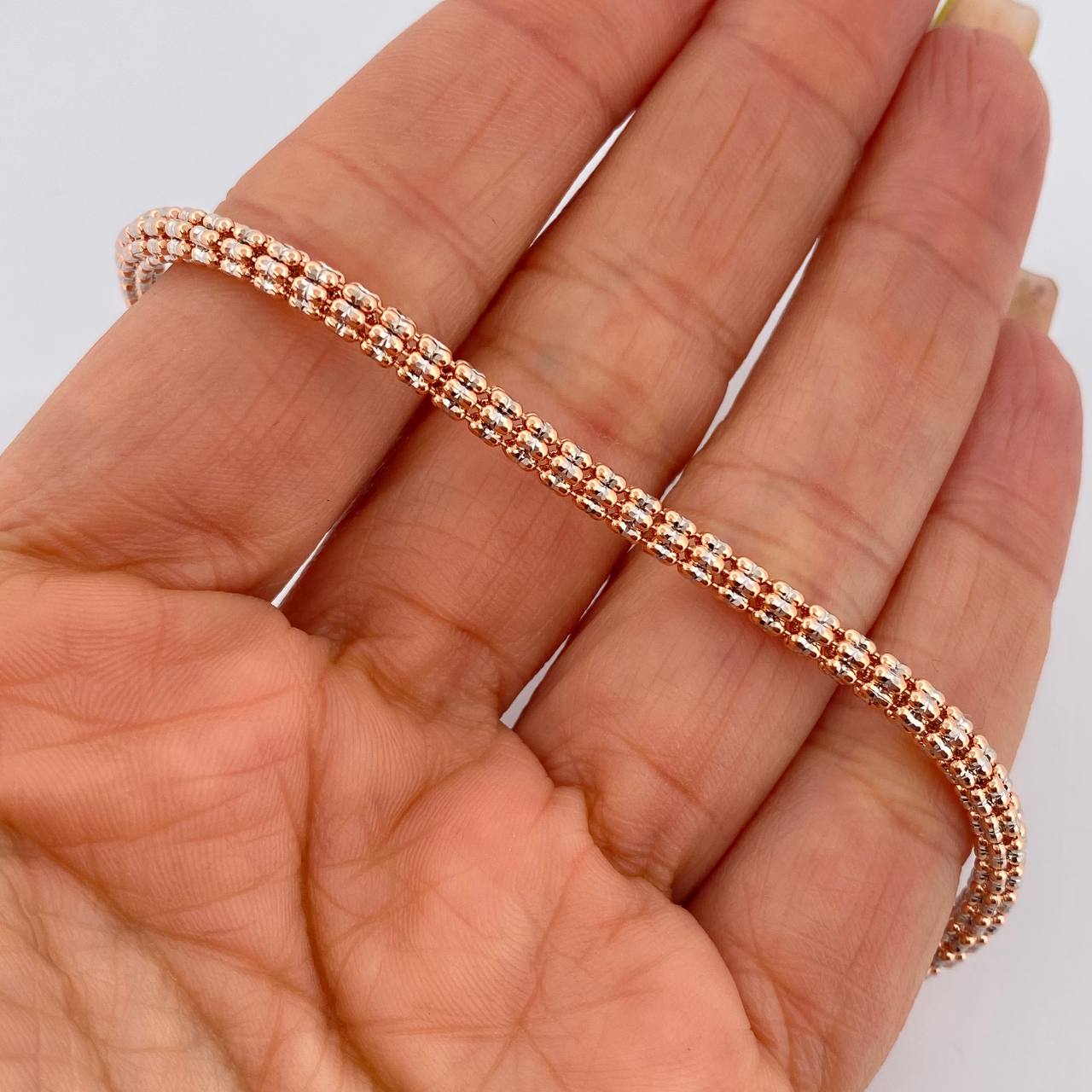 Pulso Ice 9.25gr / 19cm / +4 Oro 18K $