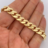 Pulso Cubano 15.65gr / 20cm / +0 Oro 18K $