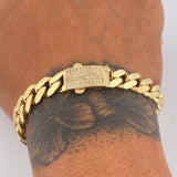 Pulso Cubano 15.65gr / 20cm / +0 Oro 18K $