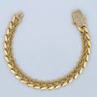 Pulso Cubano 15.65gr / 20cm / +0 Oro 18K $
