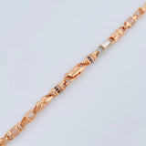 Cadena Rustica Rombos 56gr / 67cm / Oro 18K $