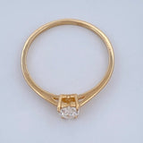 Anillo Corazon 1.3gr / T6 1/4 / Oro Amarillo 18K &