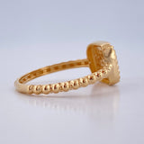 Anillo Cuadrado 2.15gr / T6 1/2 / Oro Amarillo 18K &