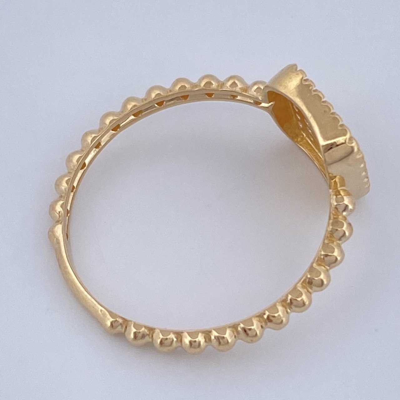 Anillo Cuadrado 2.15gr / T6 1/2 / Oro Amarillo 18K &
