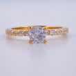 Anillo Solitario Churumbela 2.35gr / T4 1/2 / Oro Amarillo 18K &