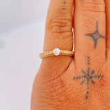 Anillo Sueño 2.1gr / T5 1/2 / Oro Amarillo 18K &