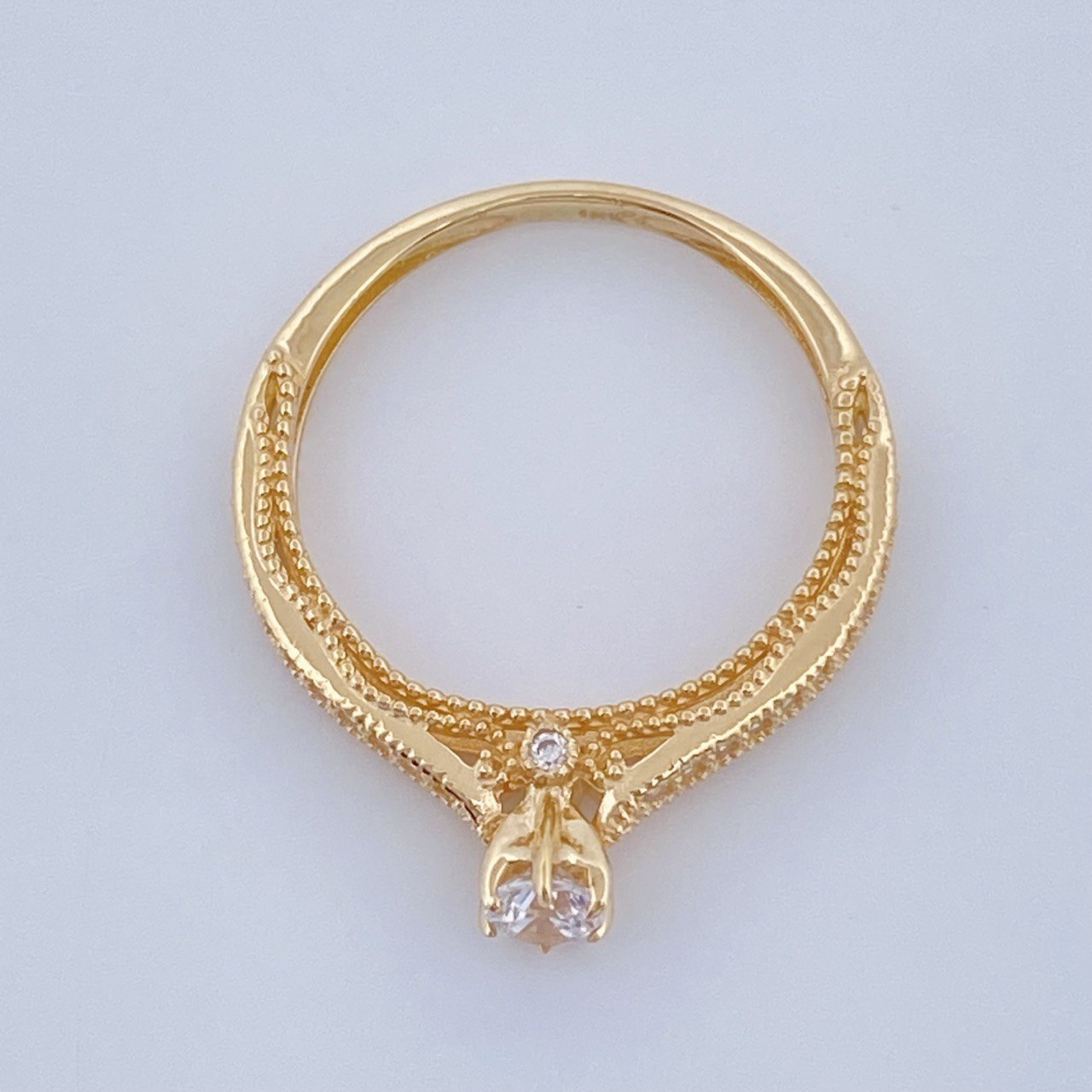 Anillo Sueño 2.1gr / T5 1/2 / Oro Amarillo 18K &