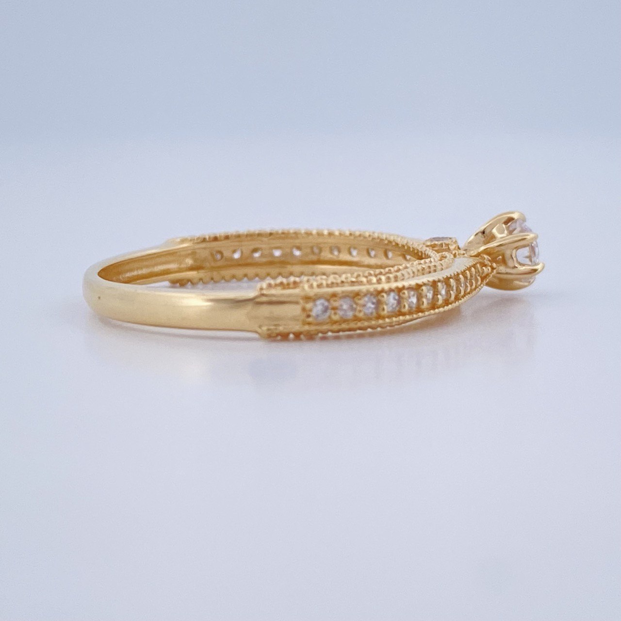 Anillo Sueño 2.1gr / T5 1/2 / Oro Amarillo 18K &