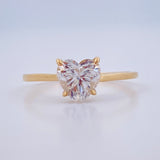 Anillo Corazon 1.45gr / T5 1/2 / Oro Amarillo 18K &