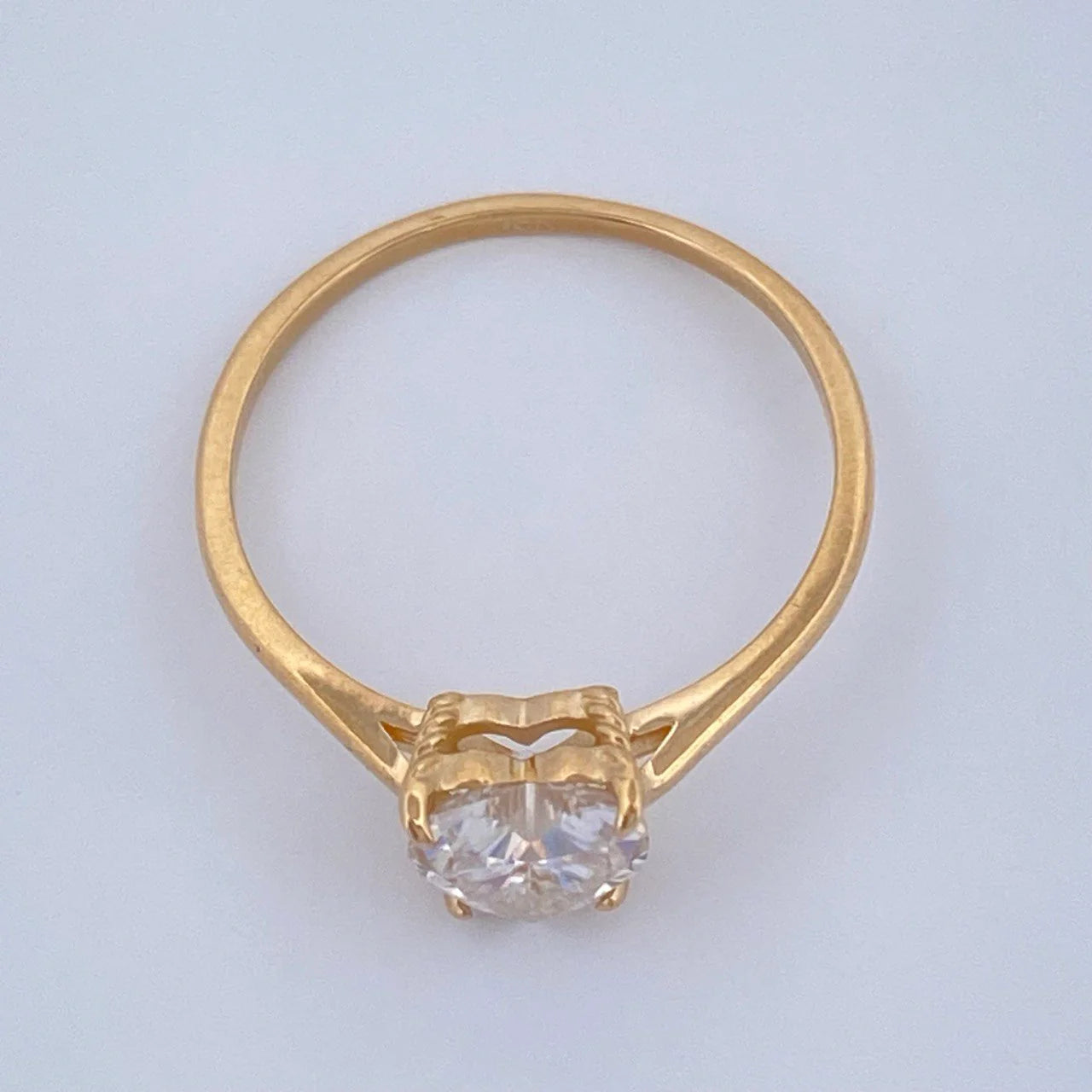 Anillo Corazon 1.45gr / T5 / Oro Amarillo 18K %