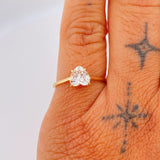 Anillo Corazon 1.45gr / T5 / Oro Amarillo 18K %