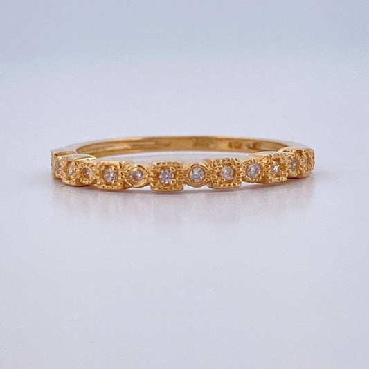 Anillo Churumbela 1.4gr / T4 3/4 / Oro Amarillo 18K &