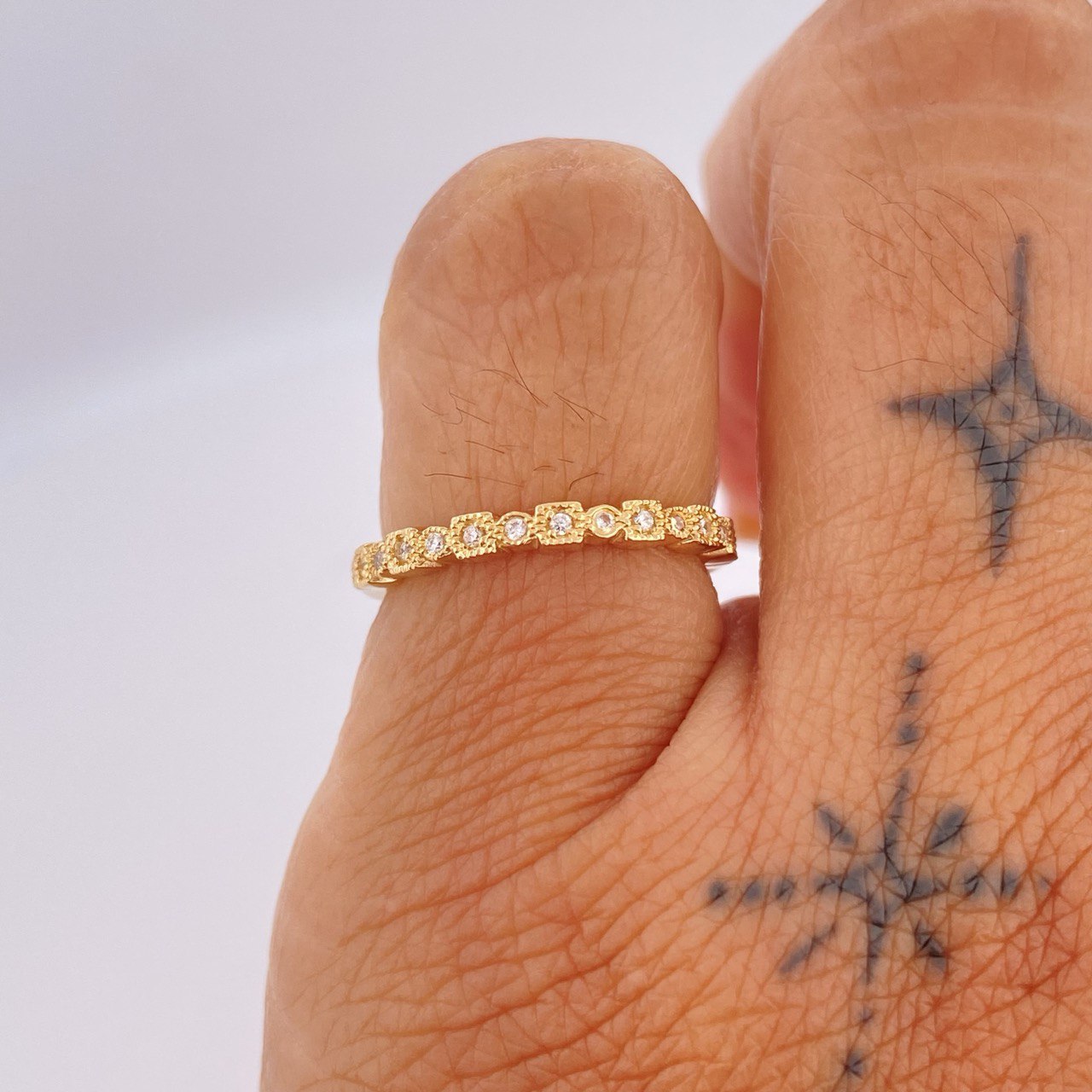 Anillo Churumbela 1.45gr / T5 1/4 / Oro Amarillo 18K &
