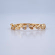 Anillo Hojas Intercaladas 1.3gr / T5 1/2 / Oro Amarillo 18K &