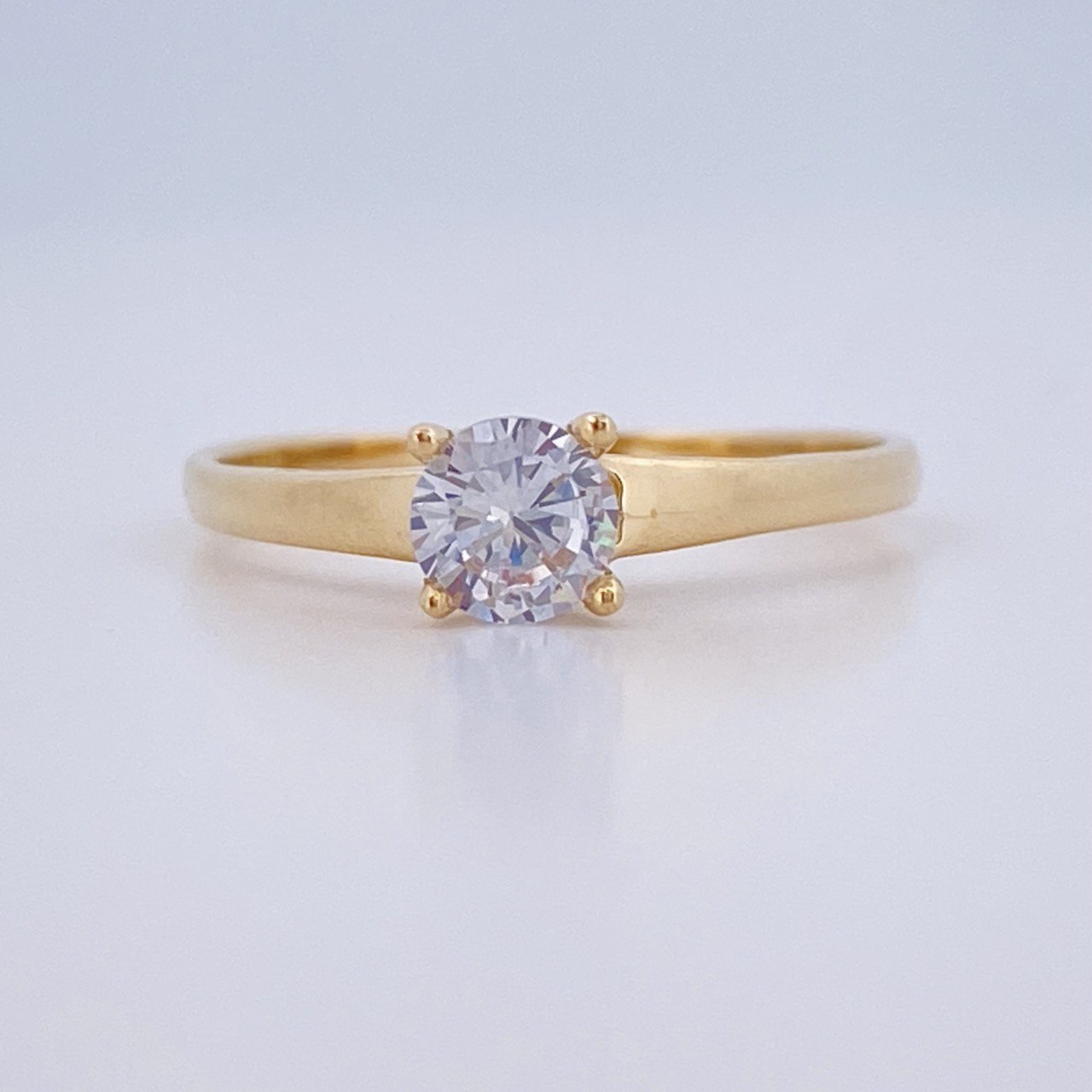 Anillo Puente 1.55gr / T5 3/4 / Oro Amarillo 18K &