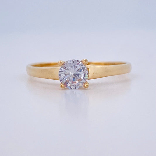 Anillo Puente 1.55gr / T5 3/4 / Oro Amarillo 18K &