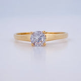 Anillo Puente 1.55gr / T5 3/4 / Oro Amarillo 18K &