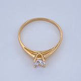 Anillo Puente 1.55gr / T5 3/4 / Oro Amarillo 18K &