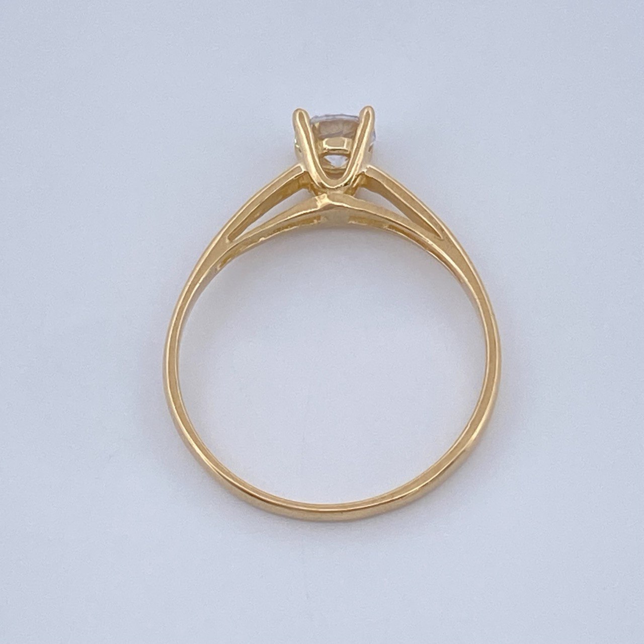 Anillo Puente 1.55gr / T5 3/4 / Oro Amarillo 18K &