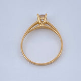 Anillo Puente 1.55gr / T5 3/4 / Oro Amarillo 18K &