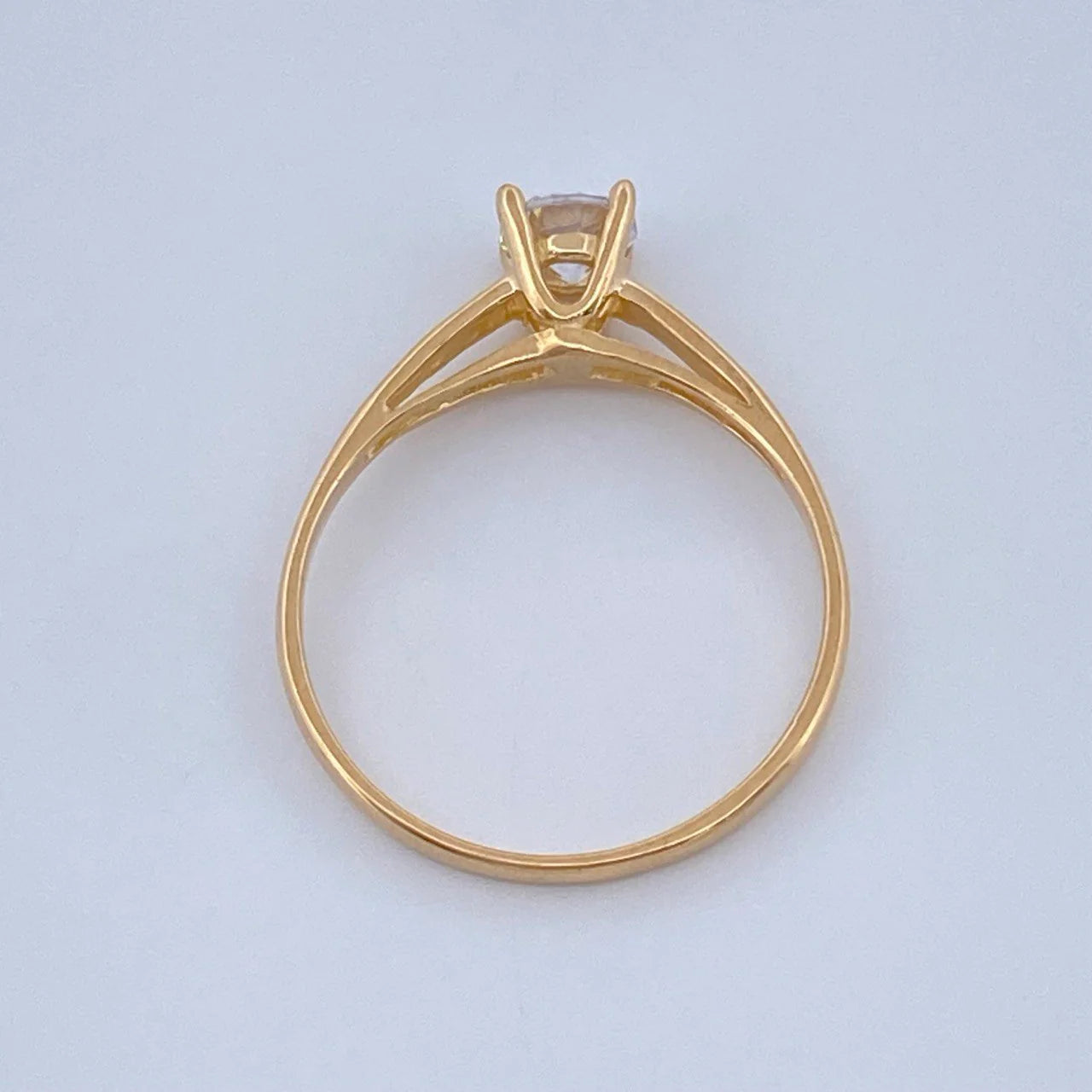 Anillo Puente 1.5gr / T5 1/4 / Oro Amarillo 18K %