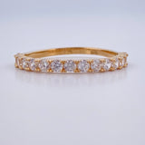Anillo Argolla Churumbela 1.4gr / T5 1/2 / Oro Amarillo 18K &