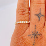 Anillo Argolla Churumbela 1.4gr / T5 1/2 / Oro Amarillo 18K &