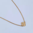 Cadena Aro Seguido Trebol 2.2gr / 42.5cm / 1.3mm Diamantada Oro Amarillo 18K &